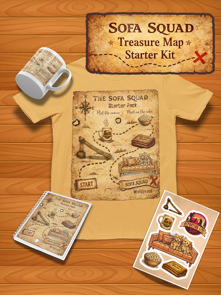 Sofa Squad Treasure Map Starter Kit Bundle product image (1)