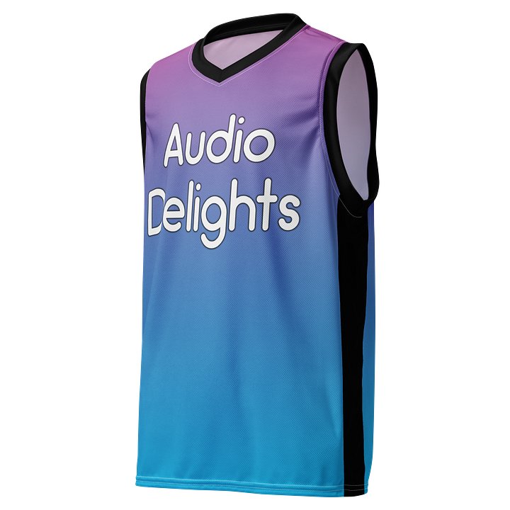 Audio Delights Basketball Jersey product image (1)