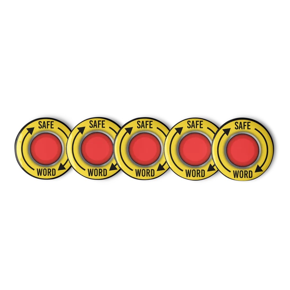 SAFE WORD 5 Button Set product image (3)