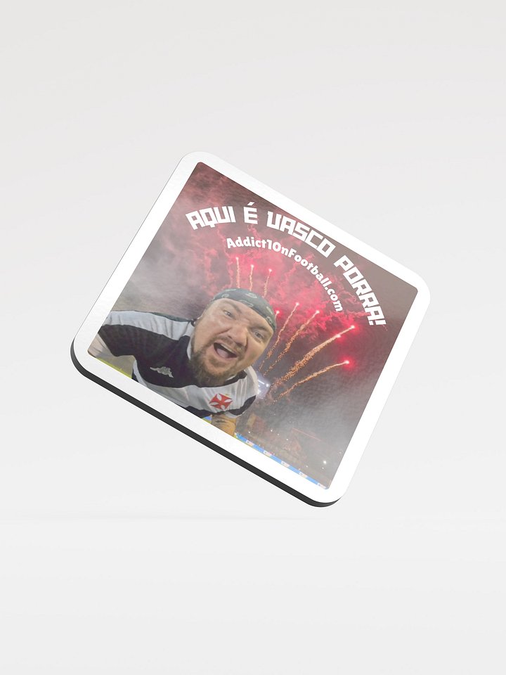 Aqui é Vasco, Porra! – Glossy Cork Coaster /Porta-Copo de Cortiça (EN/BR) product image (1)