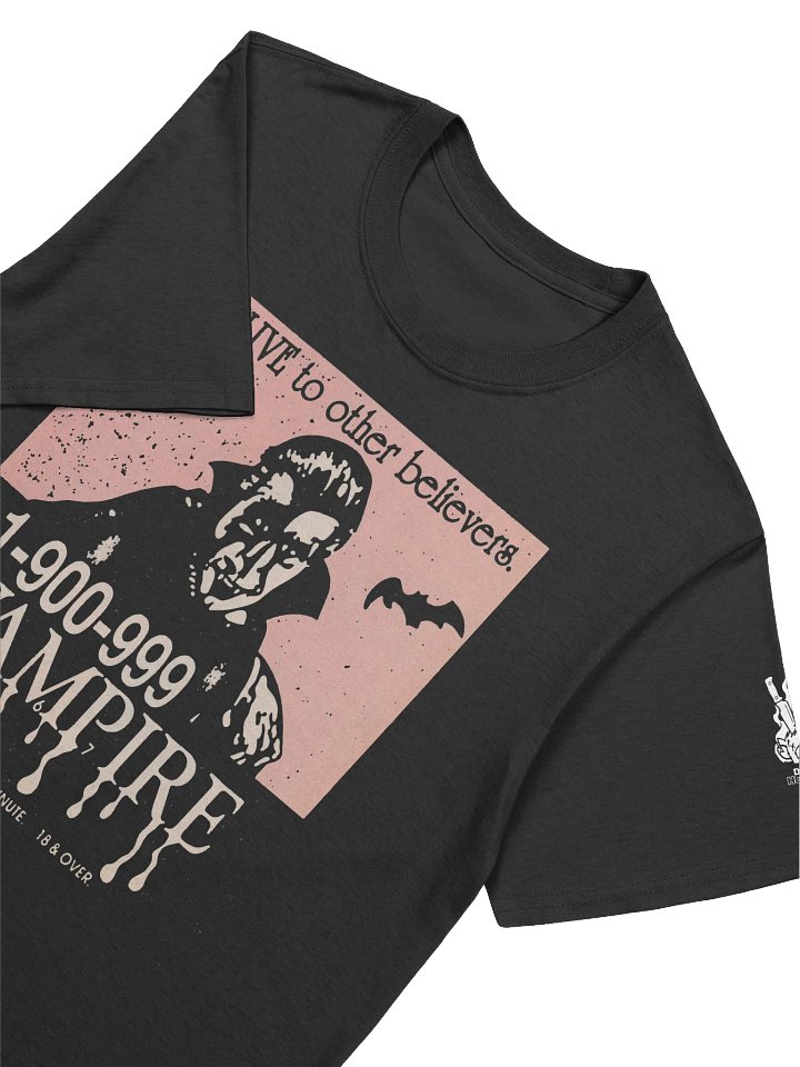 DEAD HORROR CLOTHING - VAMPIRE HOTLINE UNISEX SOFTSTYLE T-SHIRT product image (1)