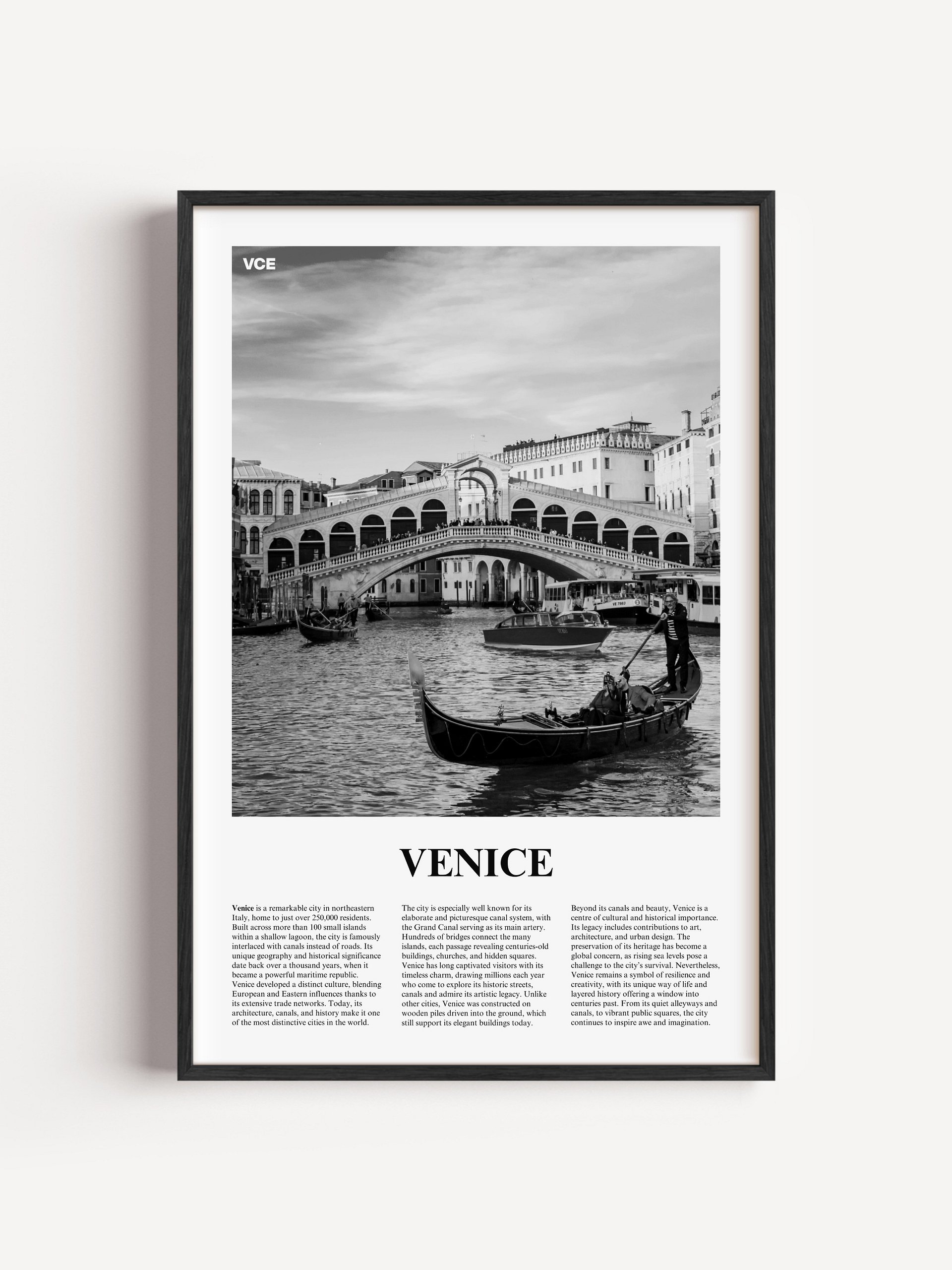 Venice 01 Newspaper Poster product image (1)