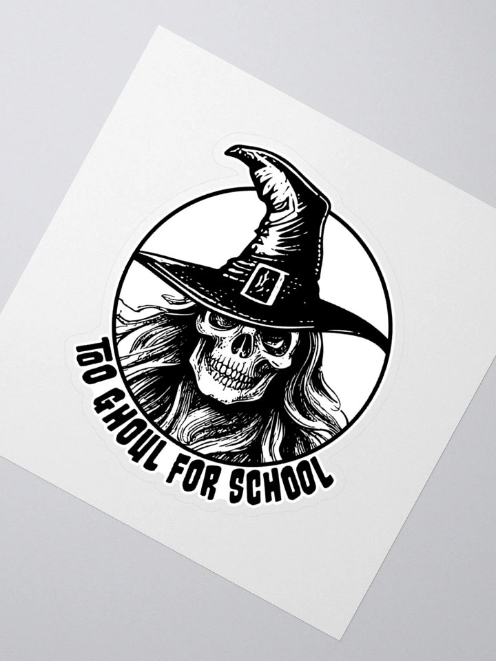 Too Ghoul for School Retro Horror Sticker product image (4)