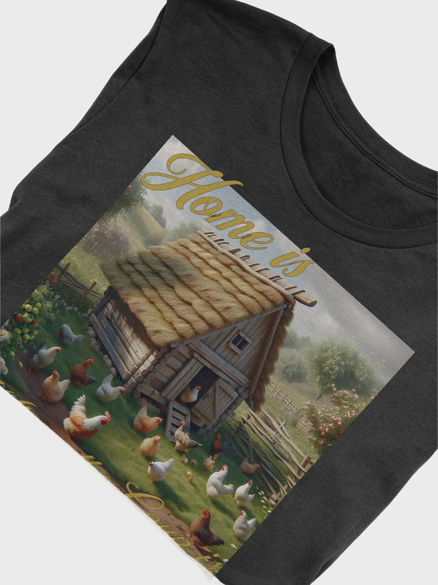 Home is Where the Coup is T-Shirt | Coop Life, Home Life | Farm Life, Chicken Life | Where the Chickens Roam | Happy Hens, Happy Home | Chicken Life, Country Life | Home with My Chickens product image (6)