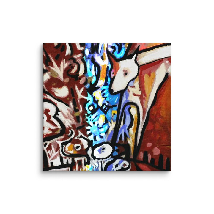 Night Fox Allcolor Stretched Canvas product image (1)