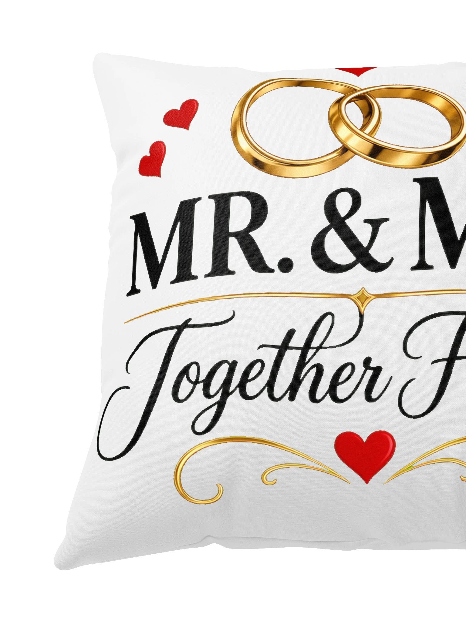 Chantal Hakiza Mr. & Mrs. Together Forever Pillow product image (3)