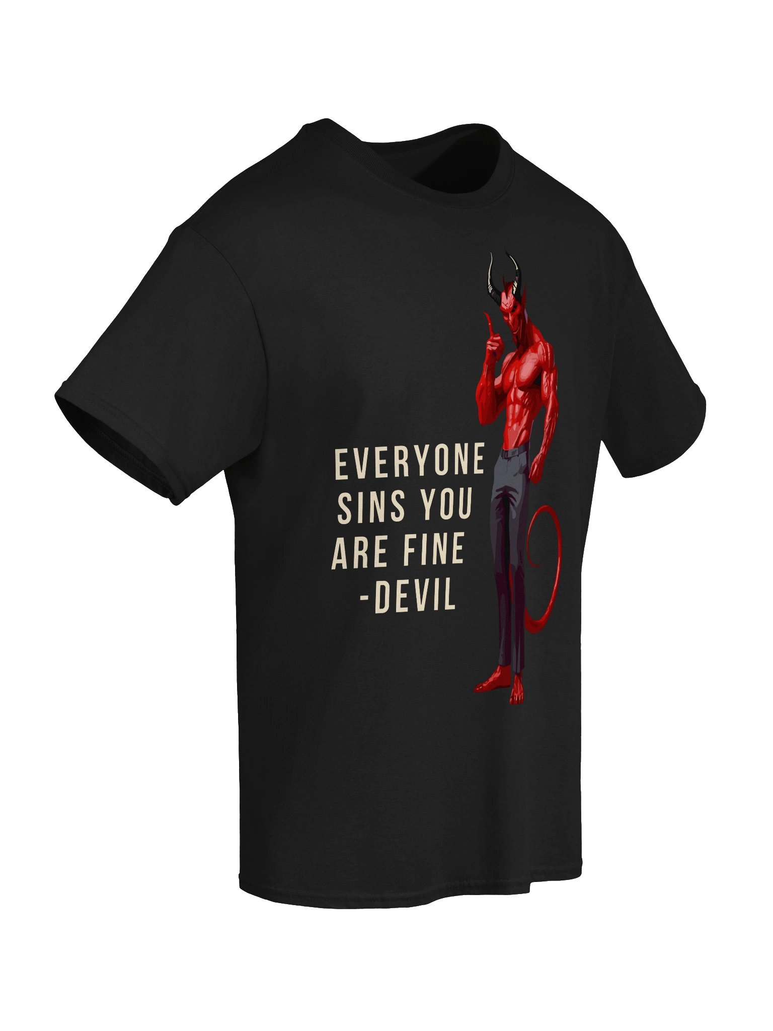 Everyone Sins Devil Graphic Tee product image (6)