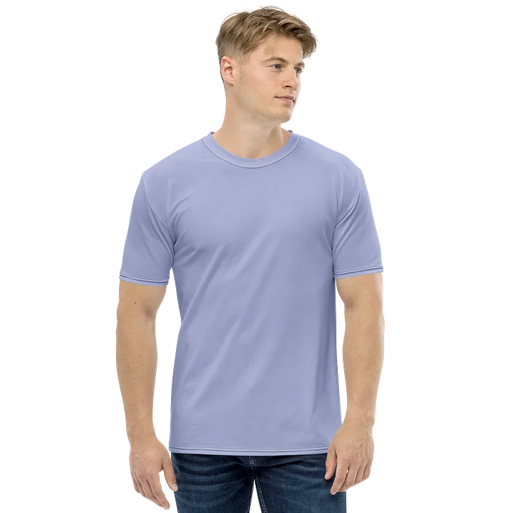Lavender Minimalist All-Over Print Crew Neck Tee product image (2)