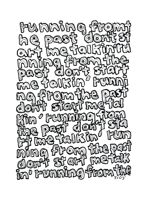 Running from the Past Print product image (1)