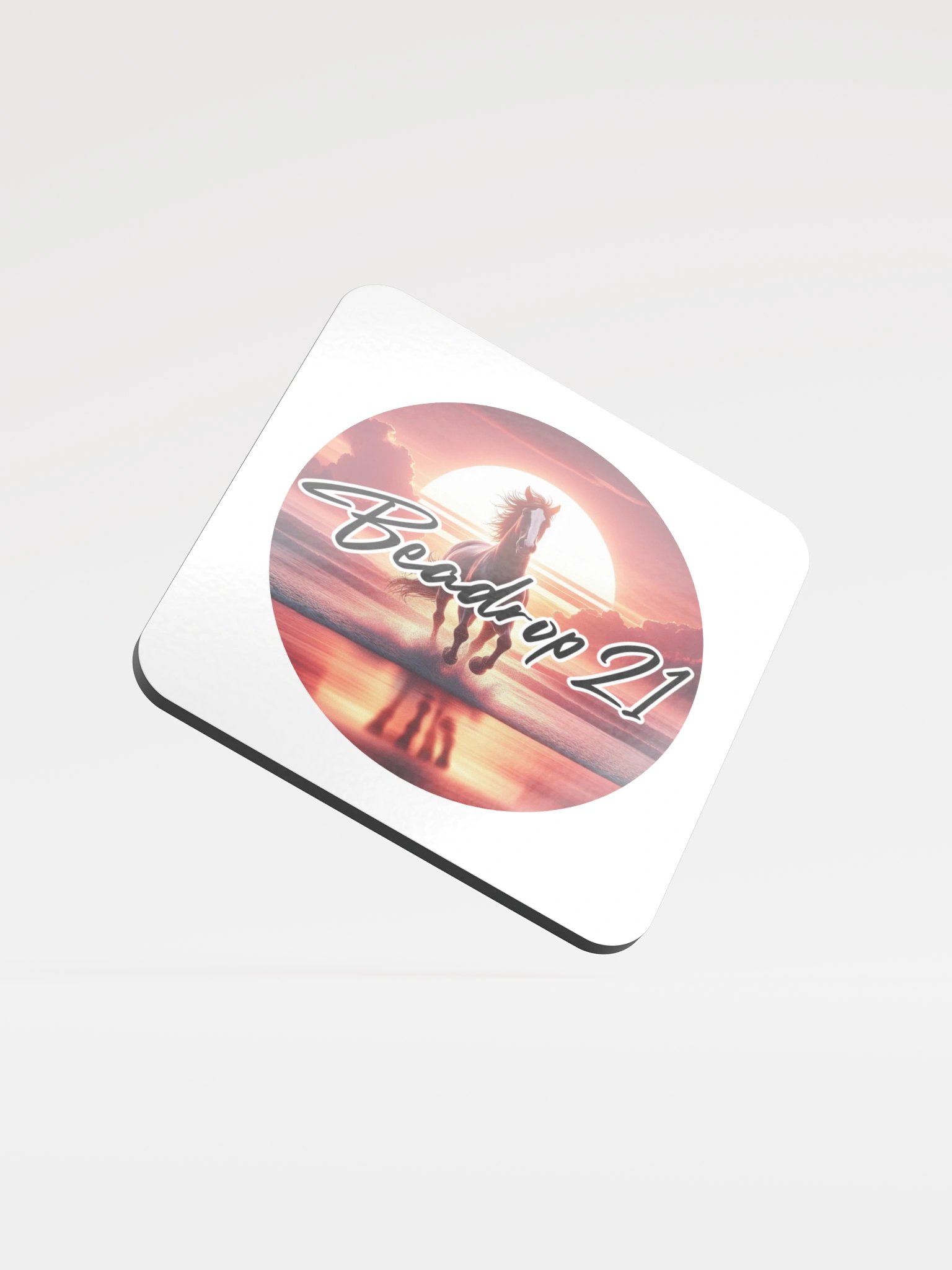 Sunset Gallop Cork Coaster product image (1)