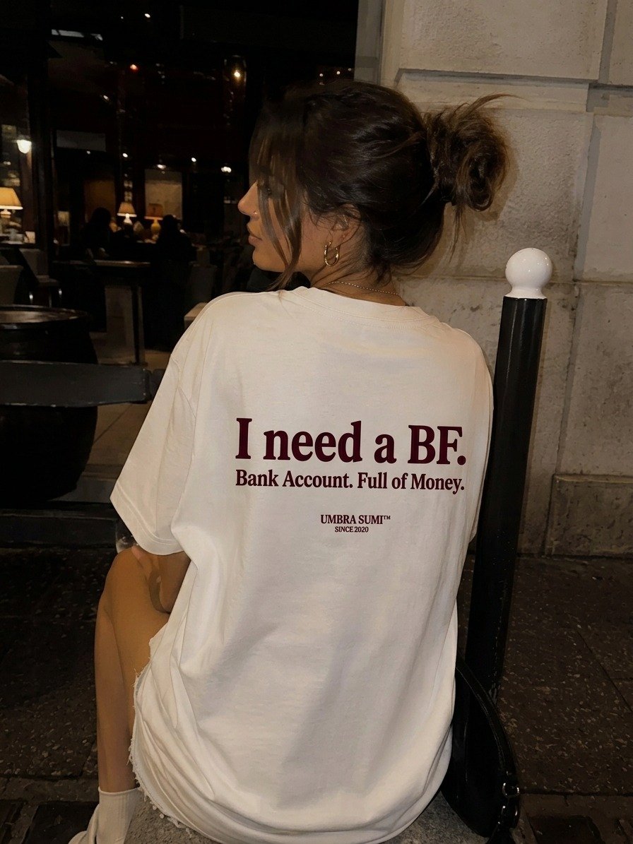 I Need a BF Bank Account Full of Money Funny Women's T-Shirt product image (2)