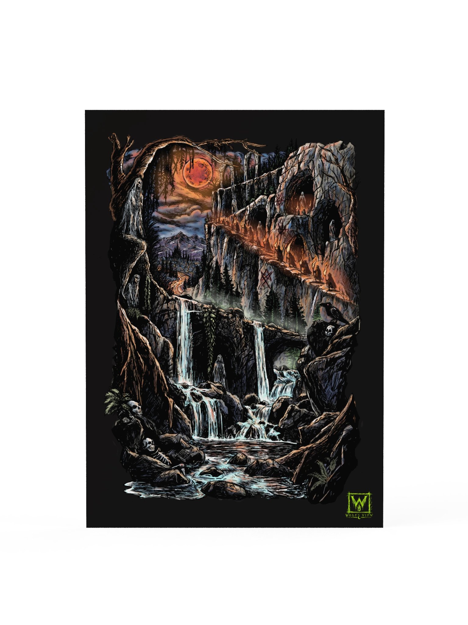Of Magic, Moons, and Legends- Color Print product image (2)
