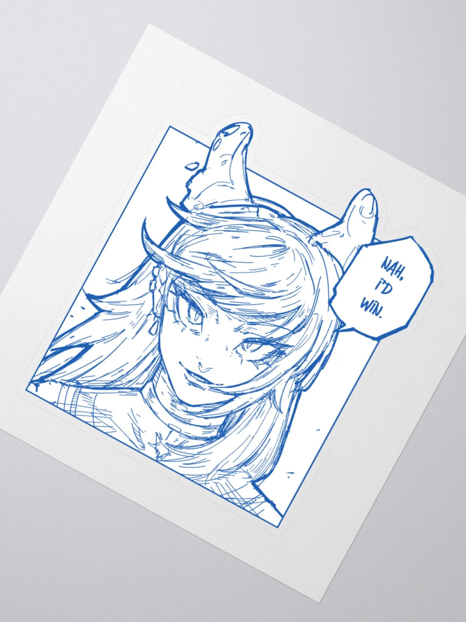 Nah I'd Win Sticker product image (2)
