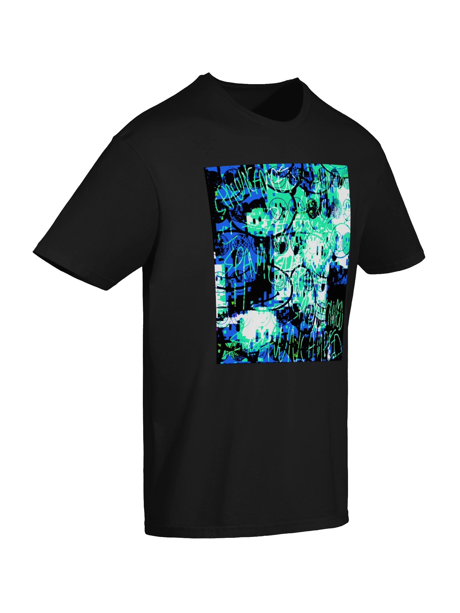spawncamped "happier" tee product image (11)
