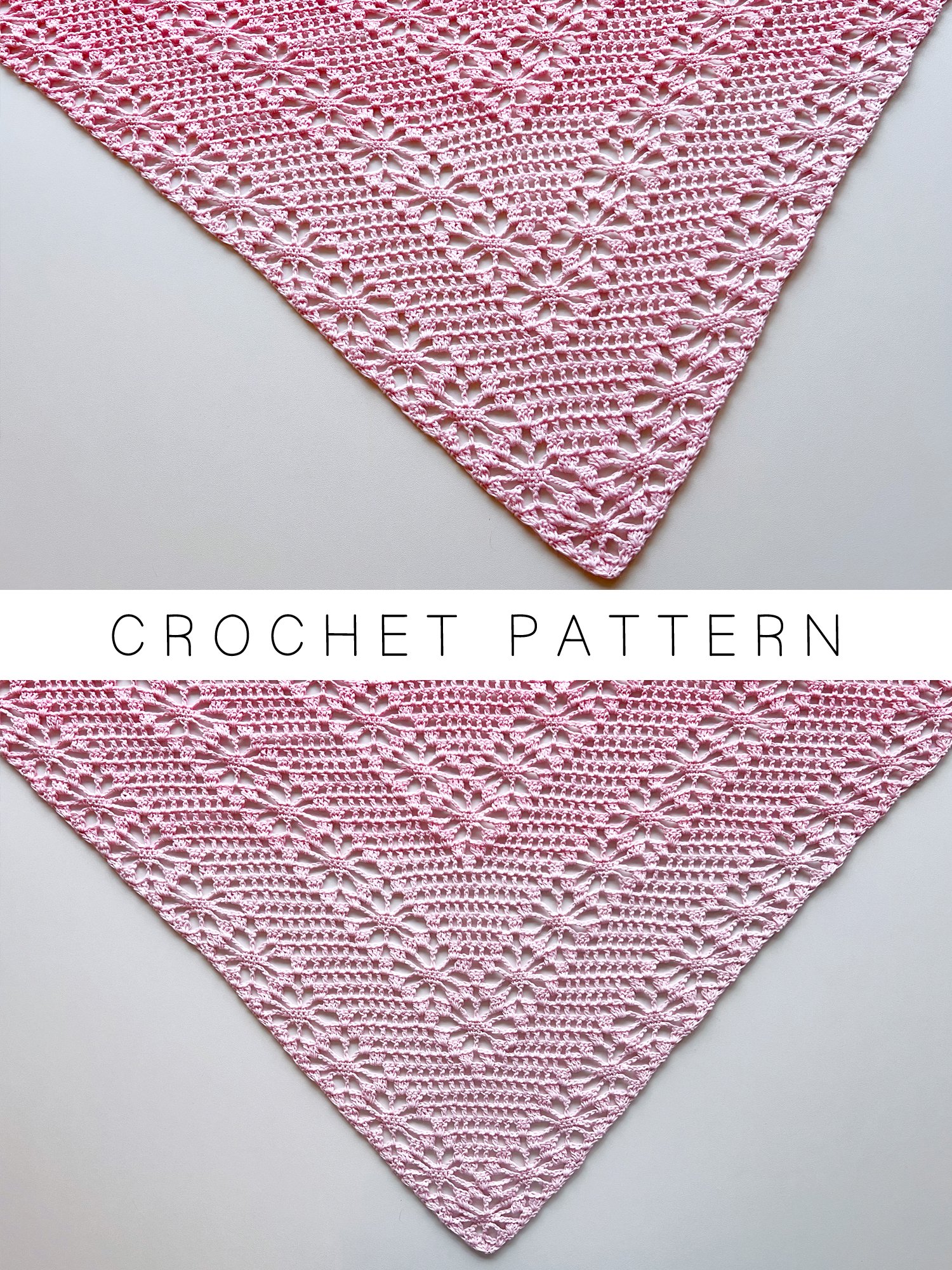 Crochet Pattern: Floral Mesh Shawl product image (1)