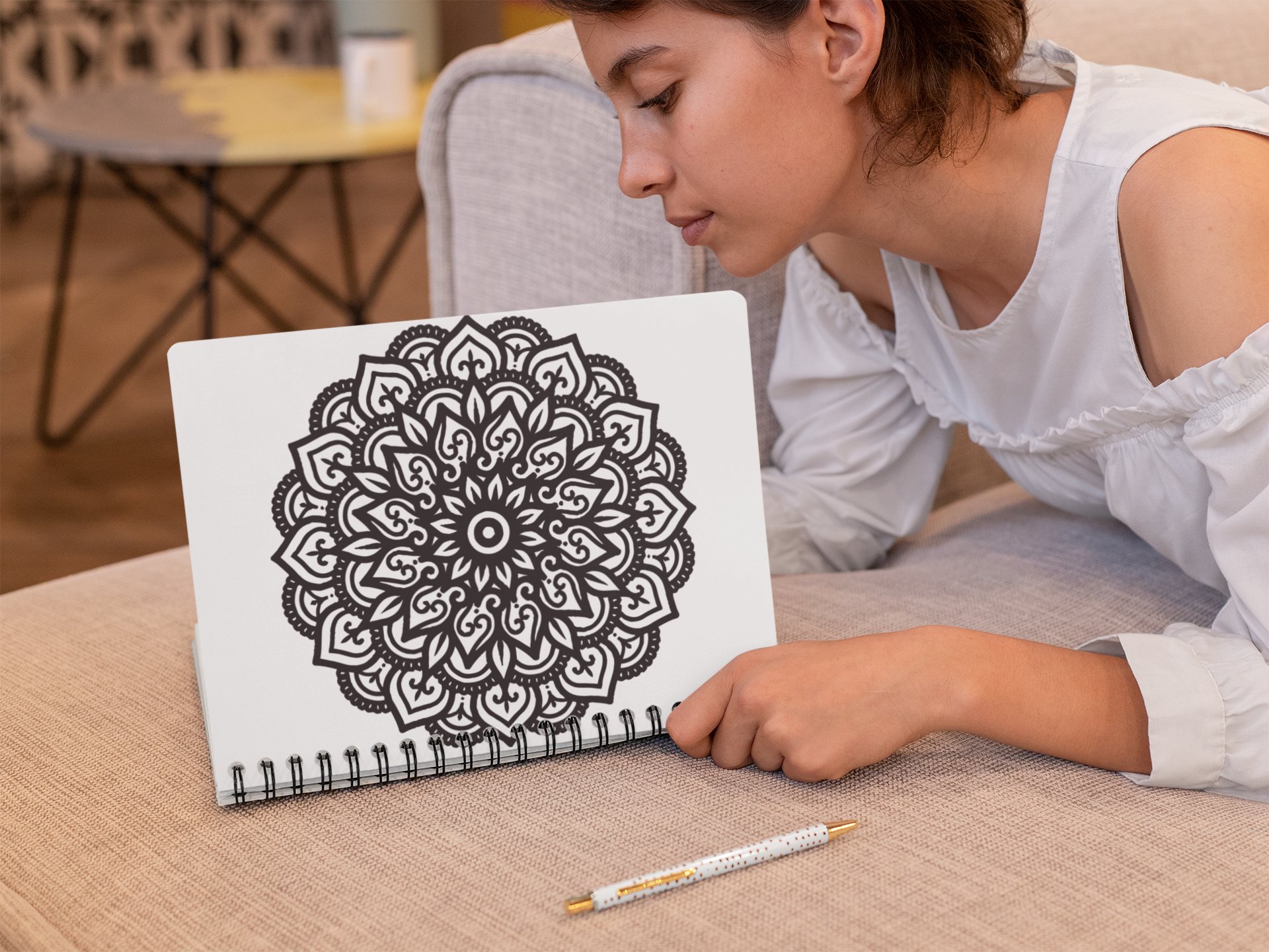 Mega Mandala Printable Coloring Book product image (9)