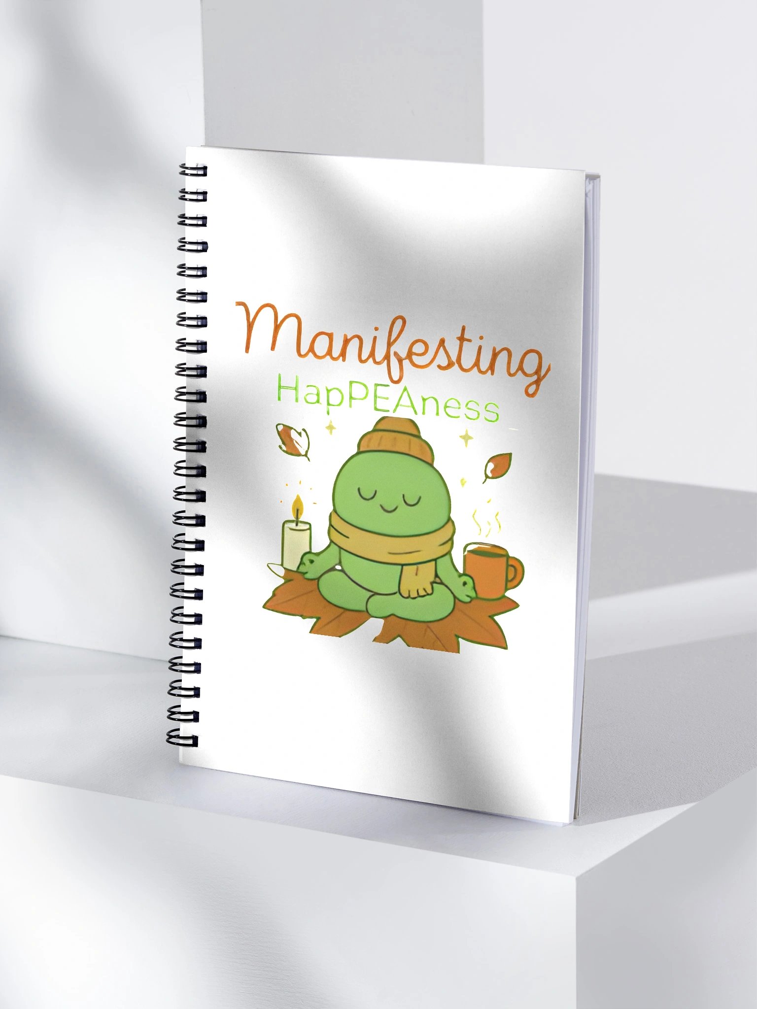 Manifesting HapPEAness Spiral Notebook product image (4)