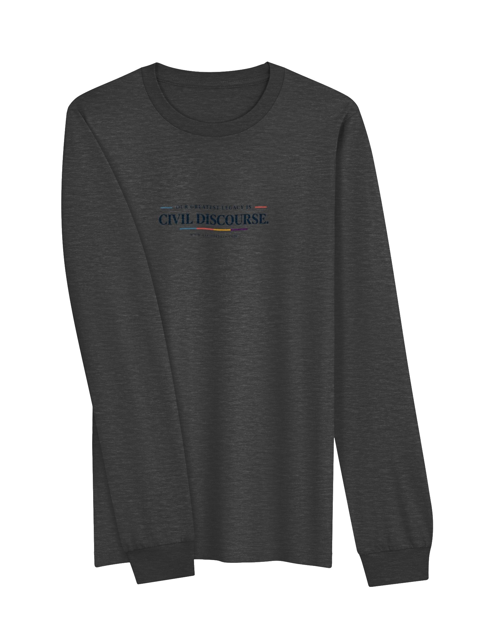 Our Greatest Legacy: Civil Discourse. Supersoft Long Sleeve T-Shirt product image (32)