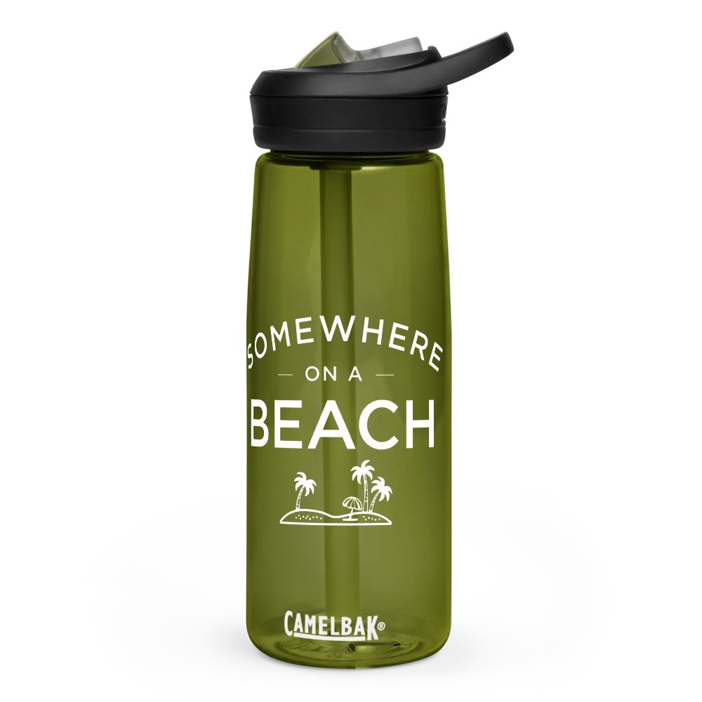 Somewhere on a Beach Water Bottle product image (17)