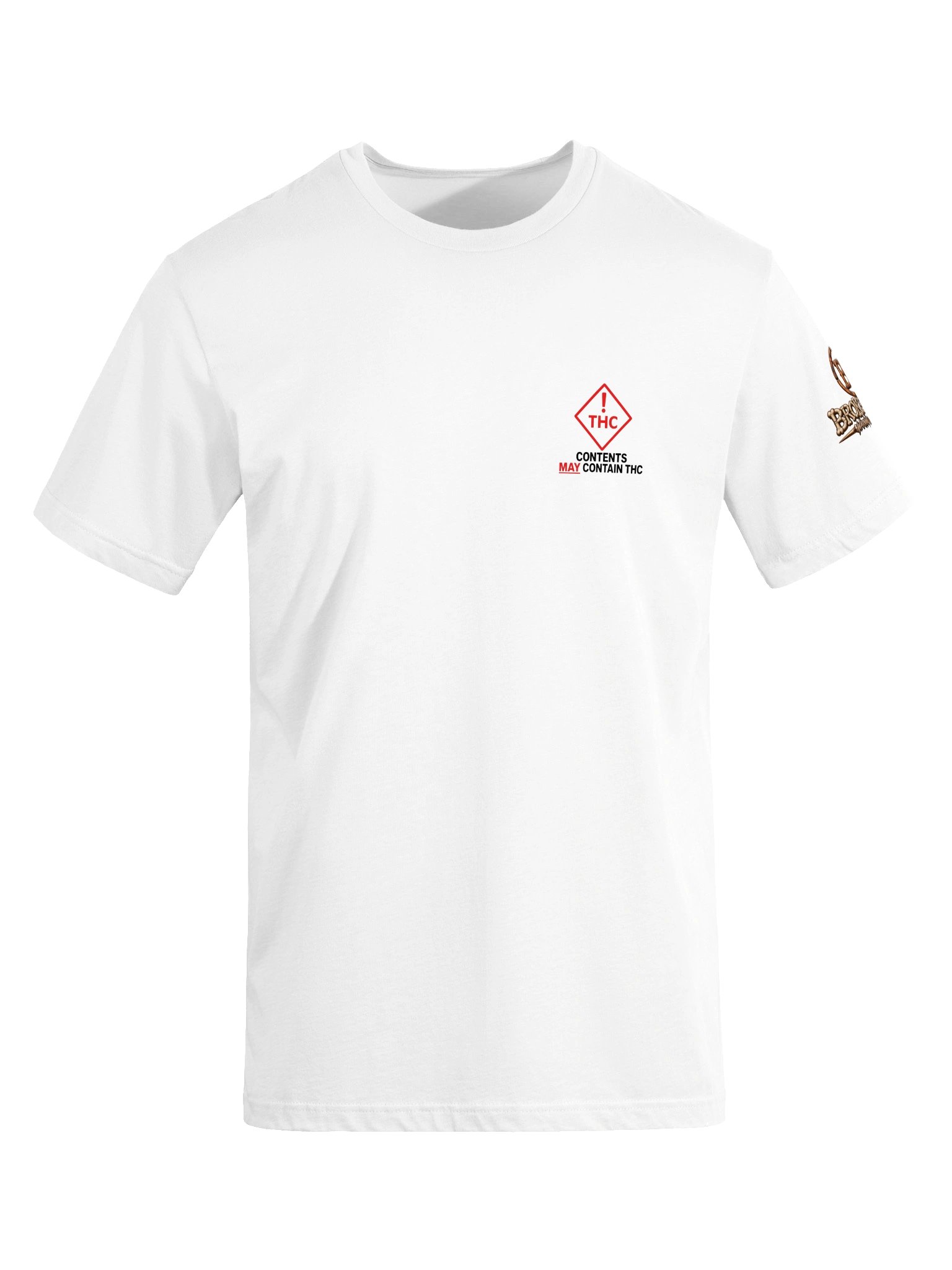 Funny THC Warning Shirt — Contents May Contain THC Bone Spine Graphic Tee | Broken Body™ product image (6)