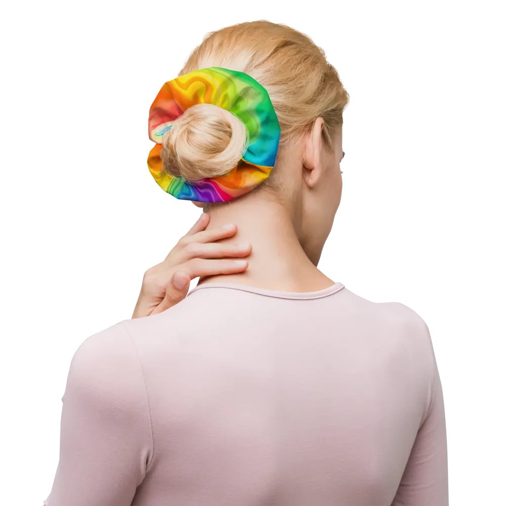 Rainbow Swirl All-Over Scrunchie product image (3)