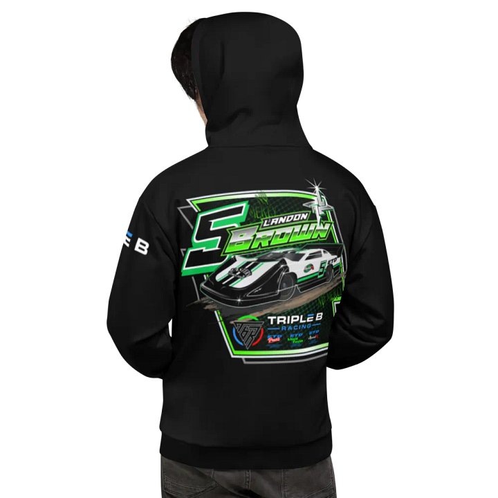 Landon Brown Late Model Hoodie (Black) product image (1)