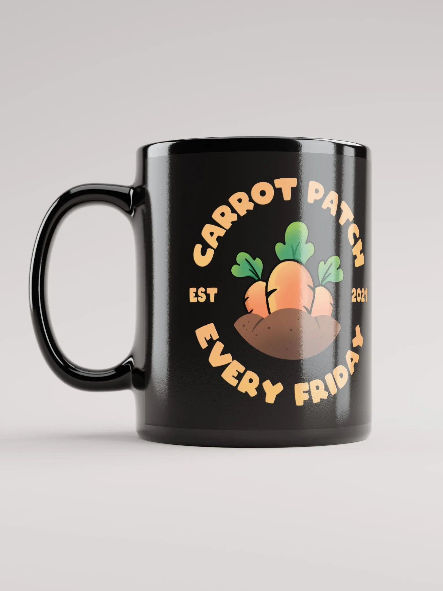 Carrot Patch Mug Black product image (6)