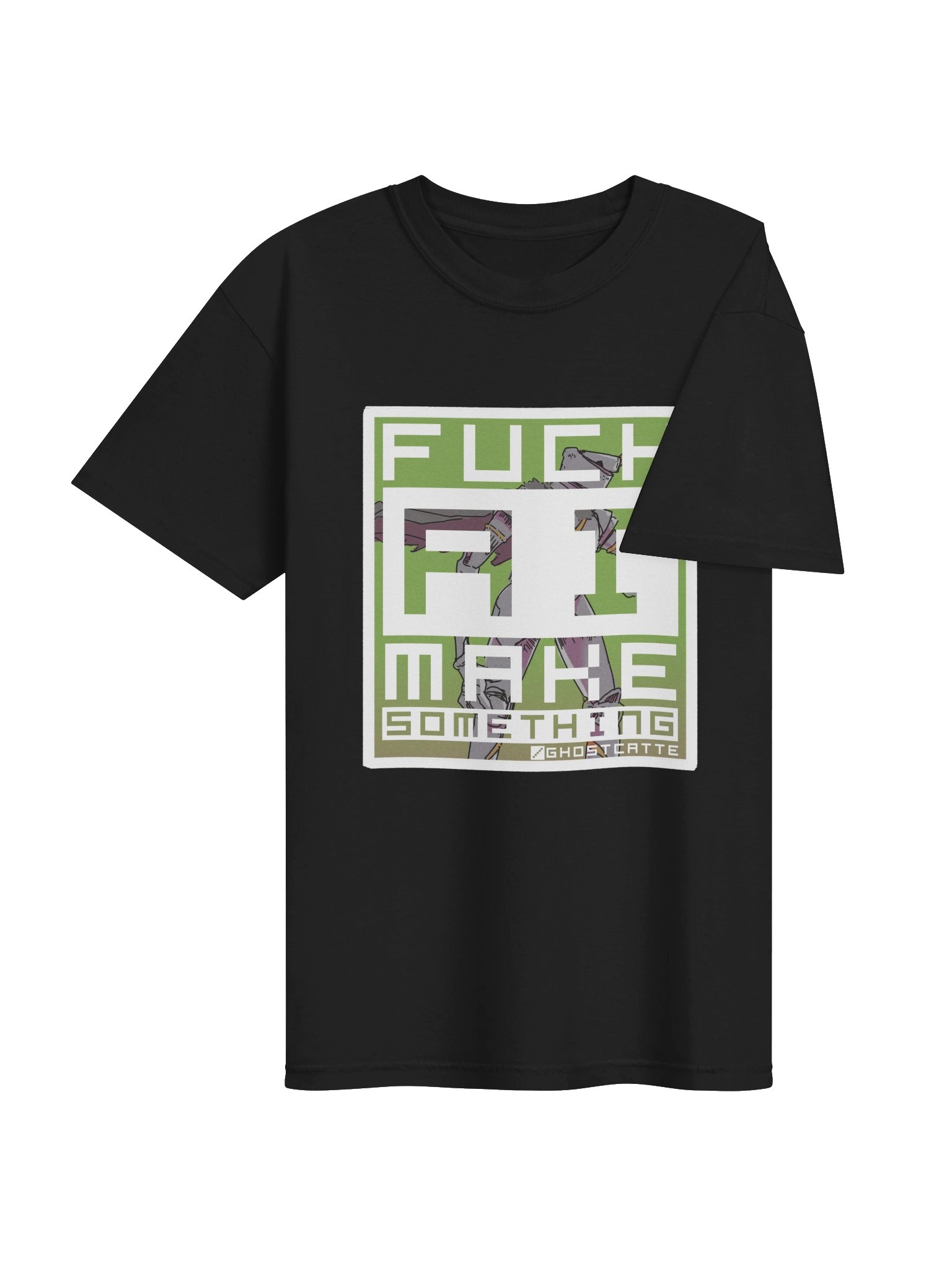 F*ck AI, make something - Comfort Colors Shirt product image (4)