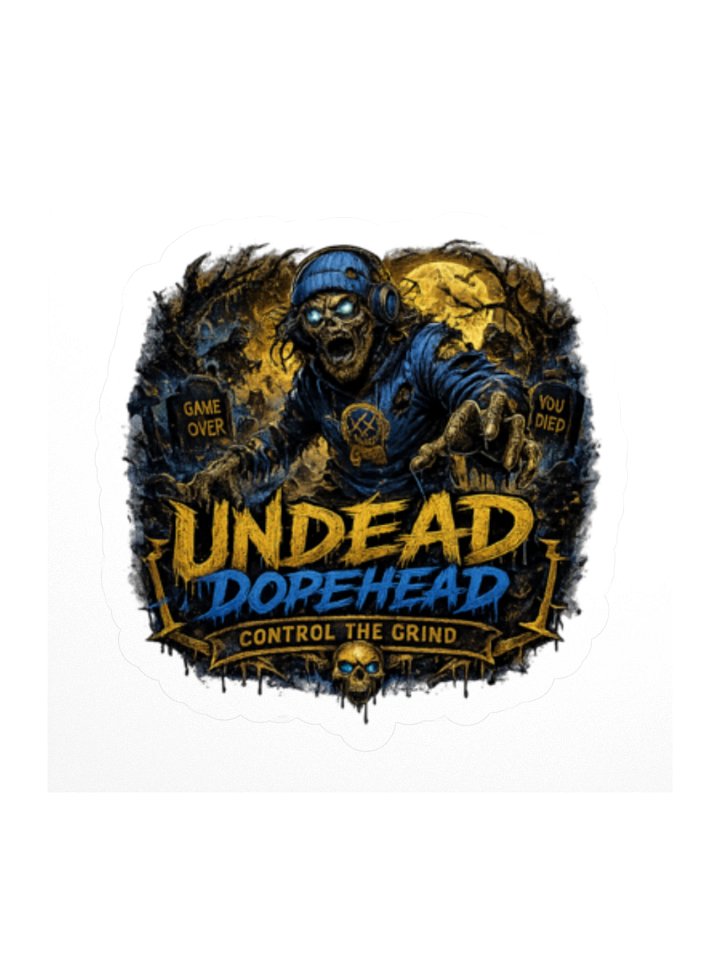 UNDEAD DOPEHEAD – Never Dead Vinyl Sticker product image (2)