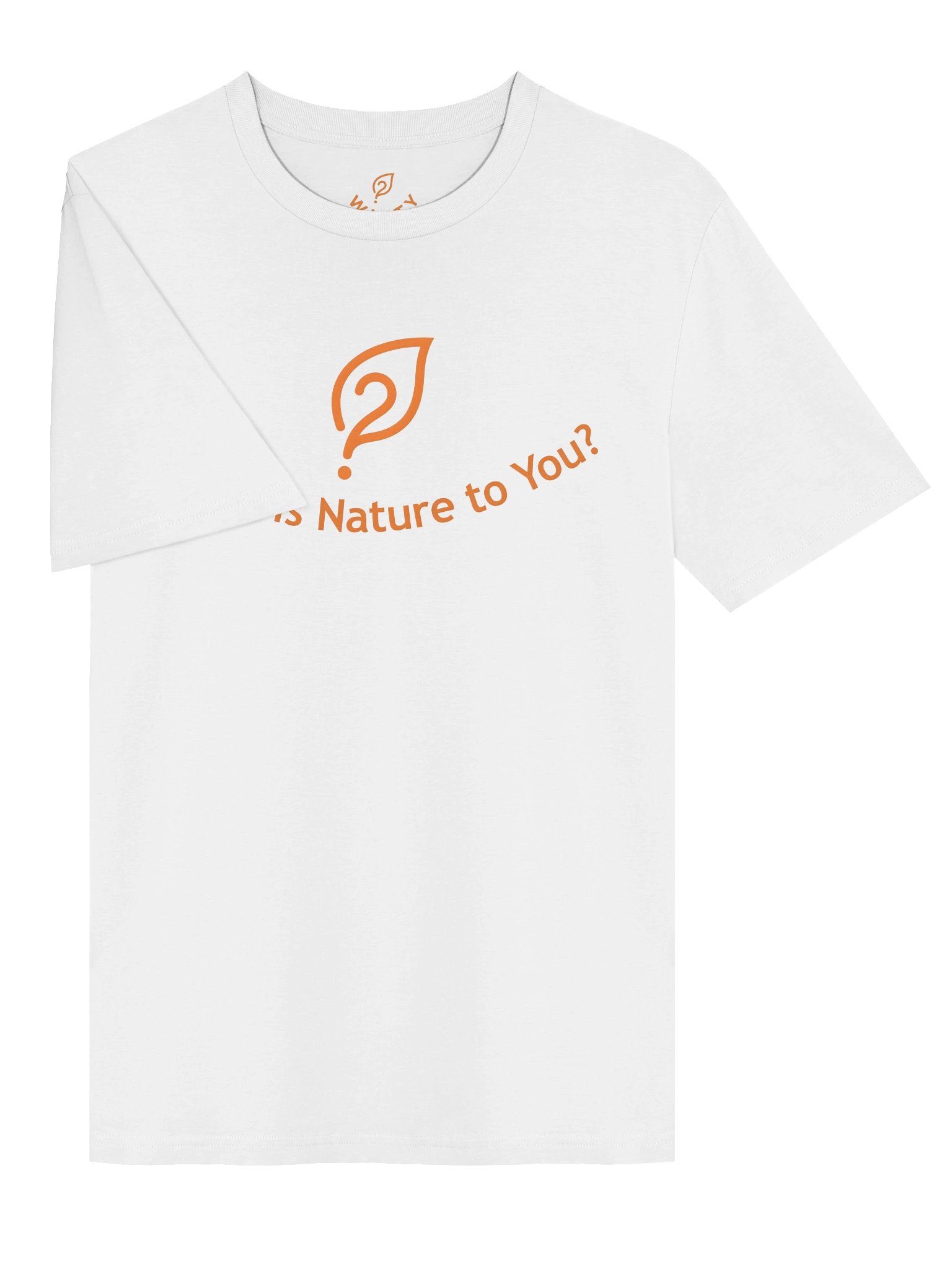 What is Nature to You? Organic Unisex Cotton Shirt (White) product image (3)