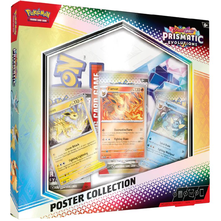 Pokémon TCG: Scarlet & Violet—Prismatic Evolutions Poster Collection product image (1)