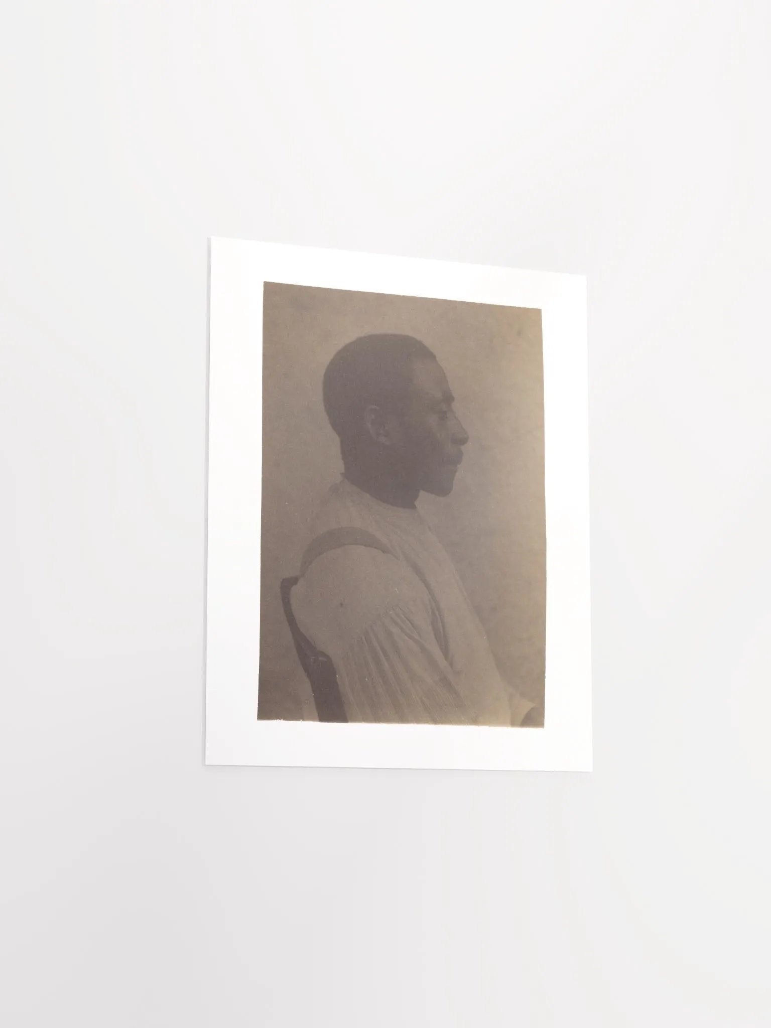 Profile of a Seated African American Man by Thomas Eakins (c. 1884) - Print product image (3)