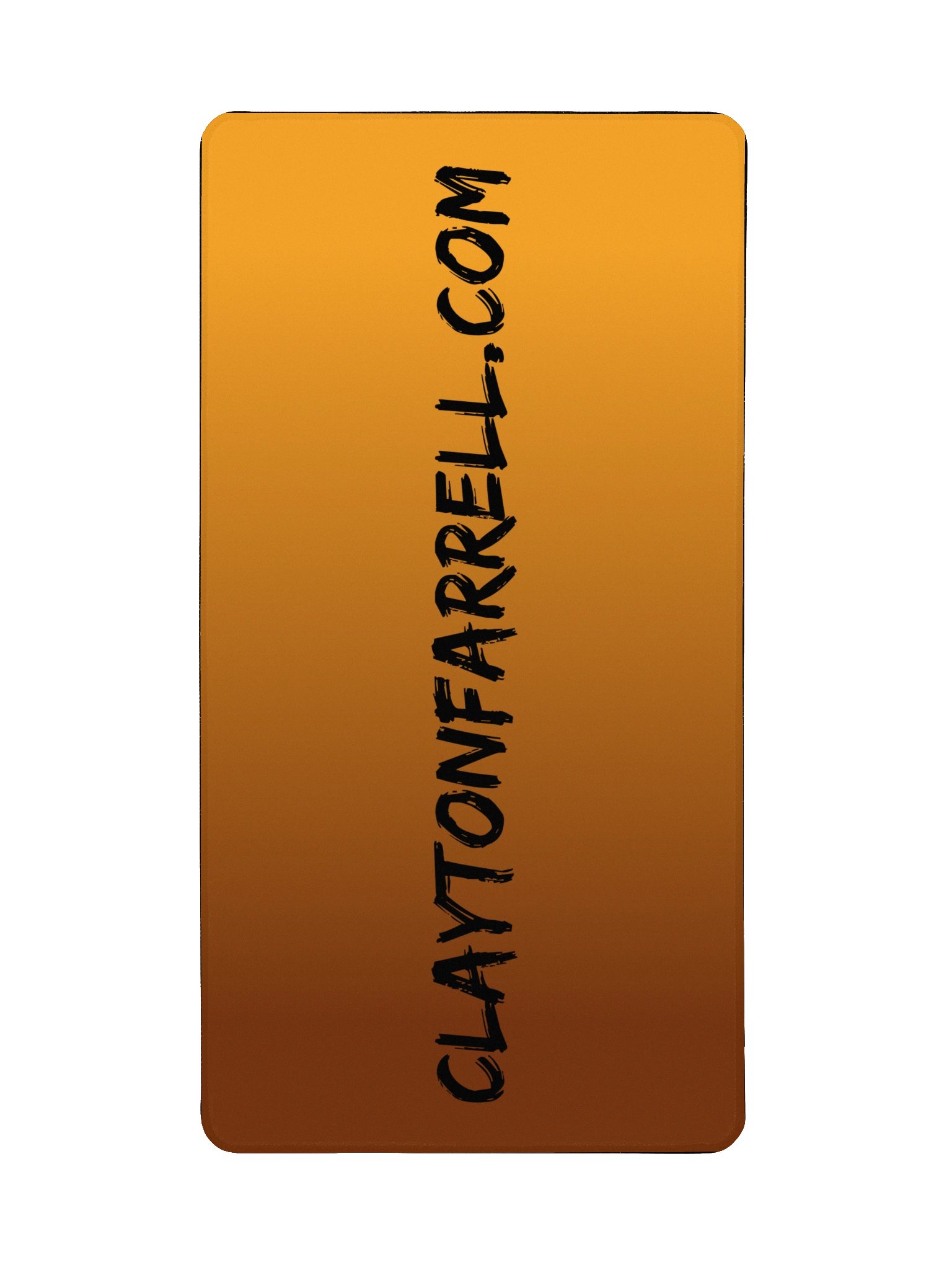 CLAYTONFARRELL.COM Orange Gradient Desk Mat product image (2)