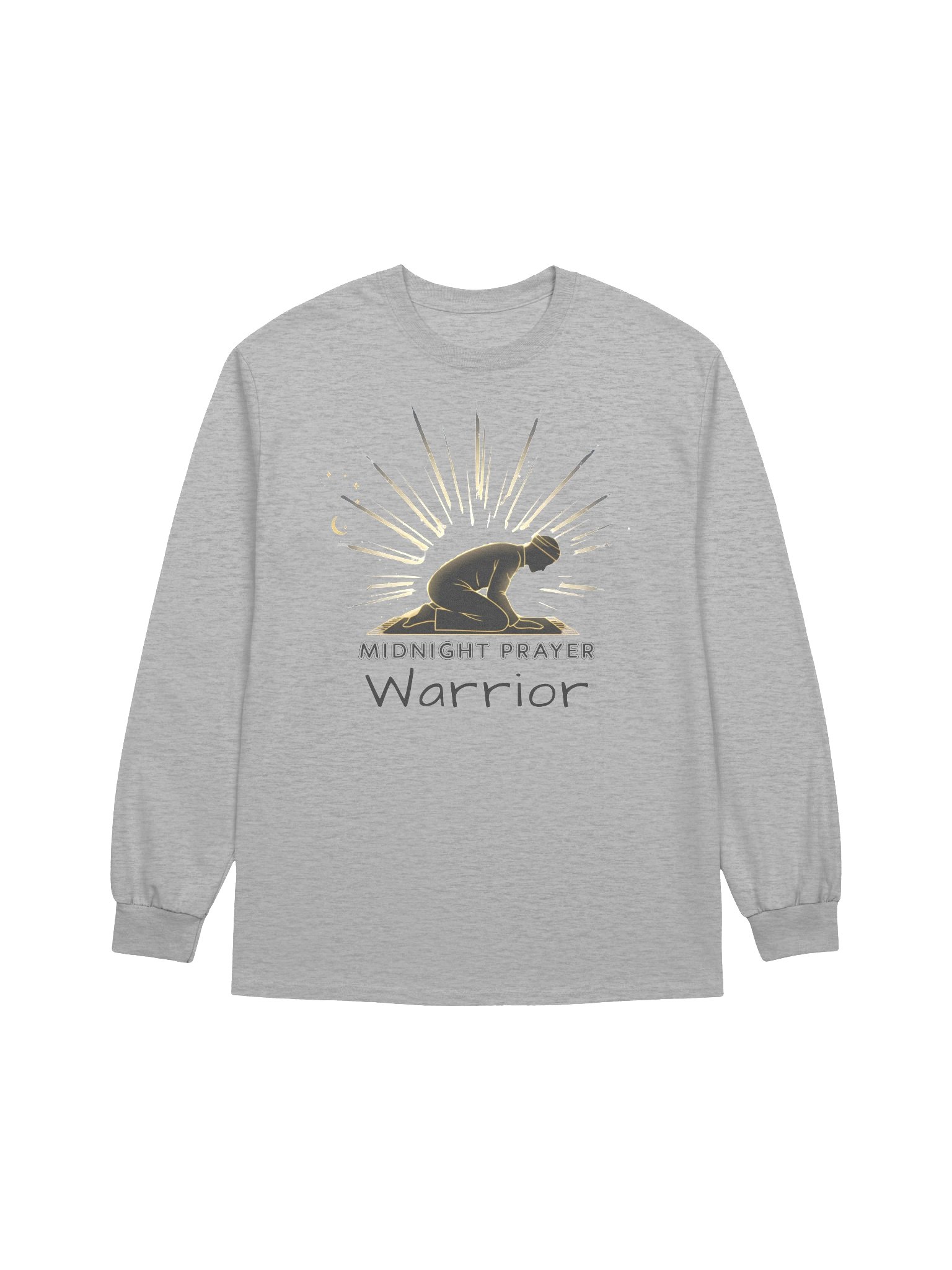 'Midnight Prayer Warrior' Long Sleeve T-Shirt product image (1)