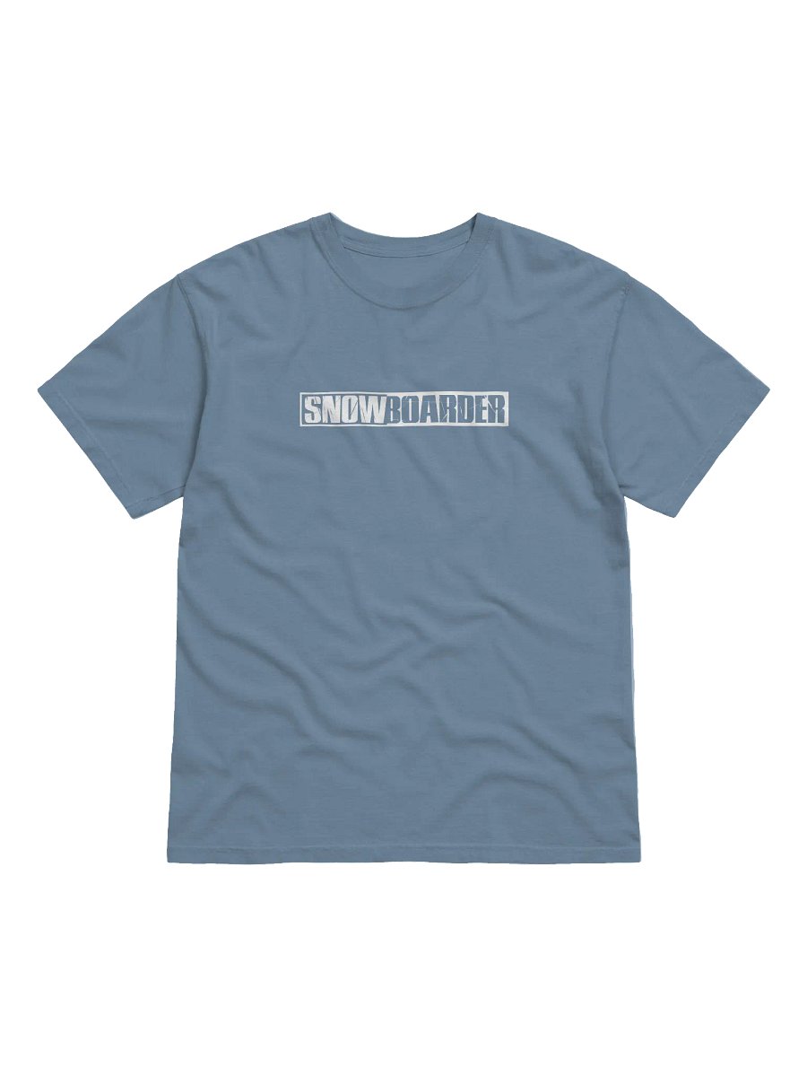 Snowboarder Lockup Logo | Crew T-Shirt (Dark) product image (6)