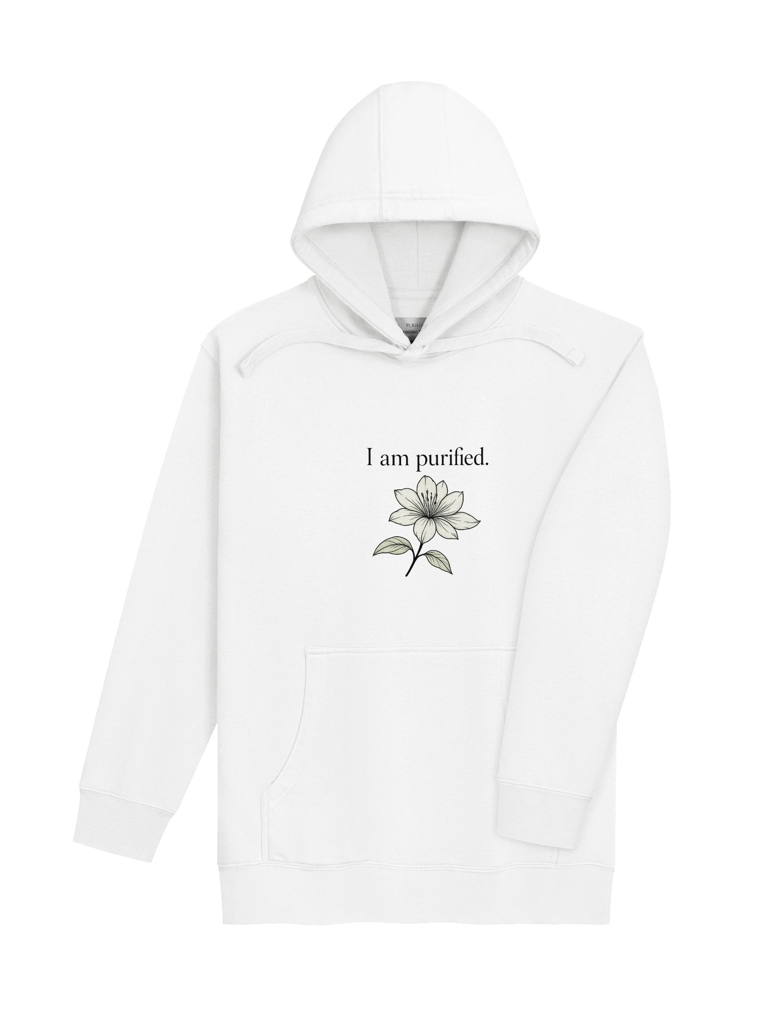 I Am Purified — Minimal Hoodie Purified Collection product image (4)