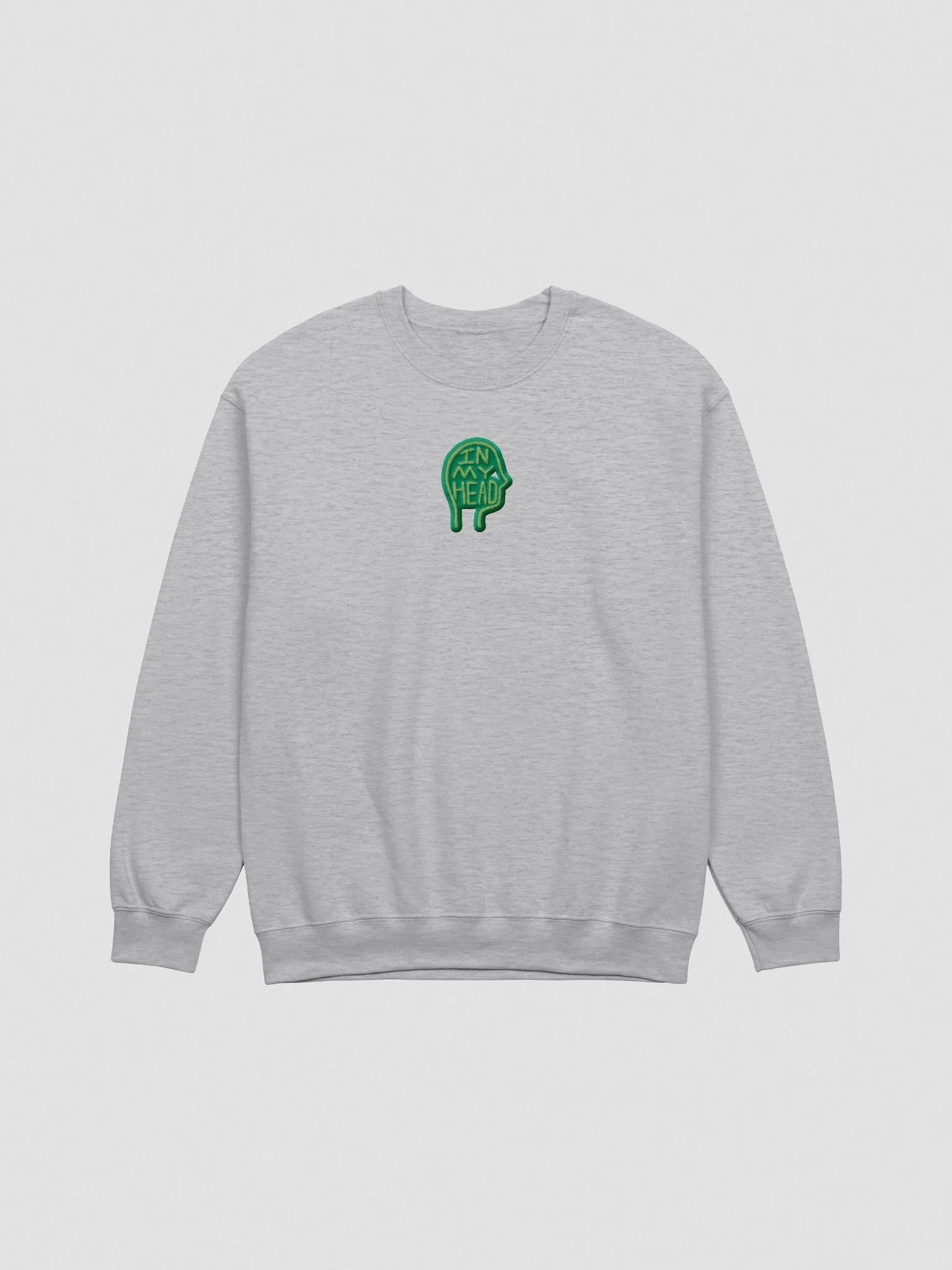 In My Head embroidered crewneck (clover bubble design) product image (5)