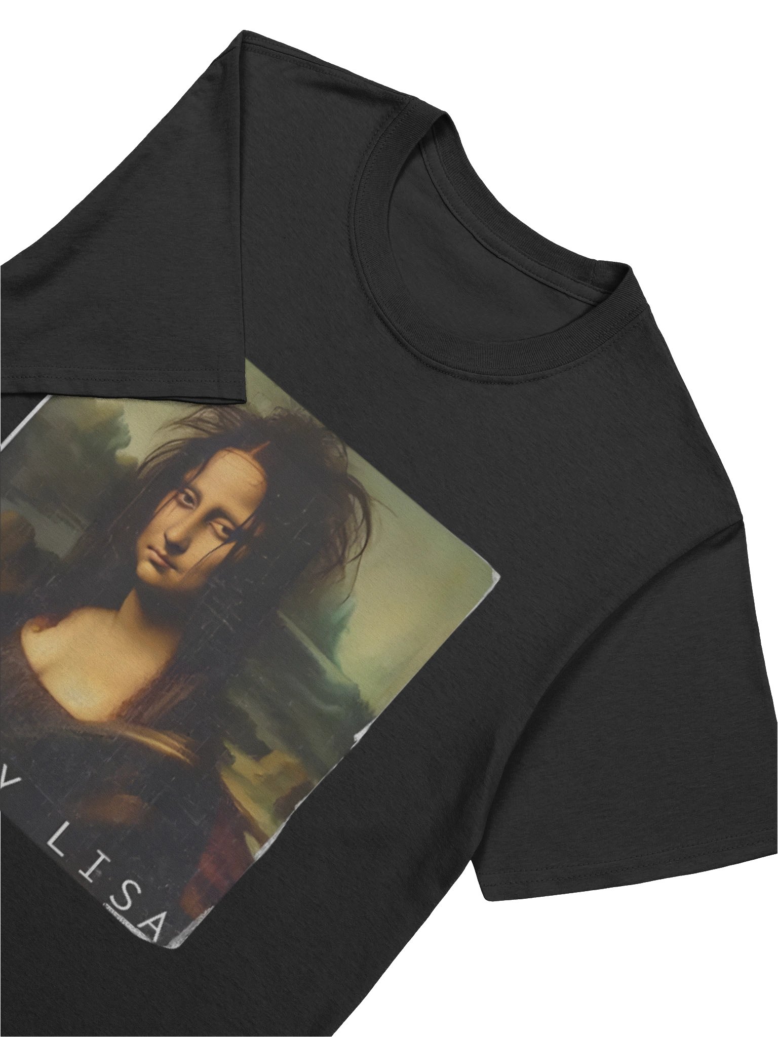 Monday Lisa Mood Shirt – Viral Art Humor Tee Inspired by Da Vinci’s Mona Lisa product image (5)