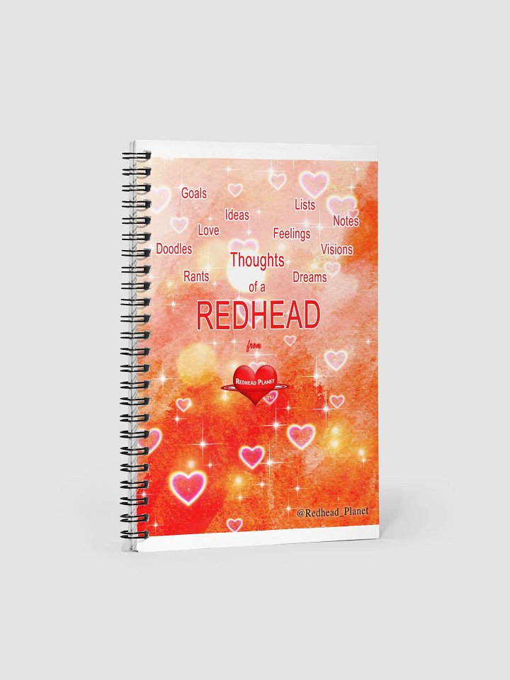 Thoughts of a Redhead Spiral Notebook product image (1)