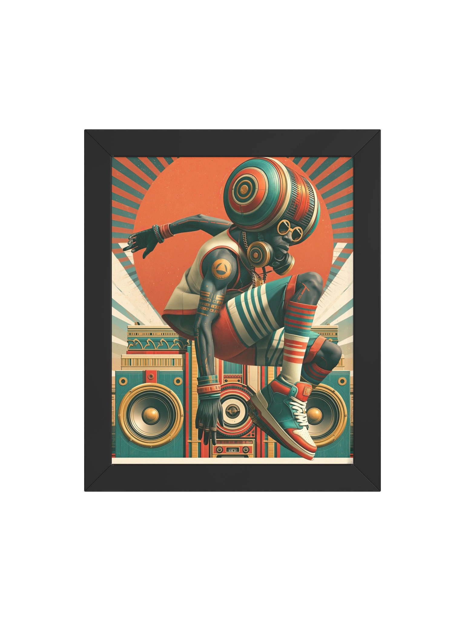 Uprock · Past Forward No. 3 | Framed Art Print | Originology | Black History X product image (5)
