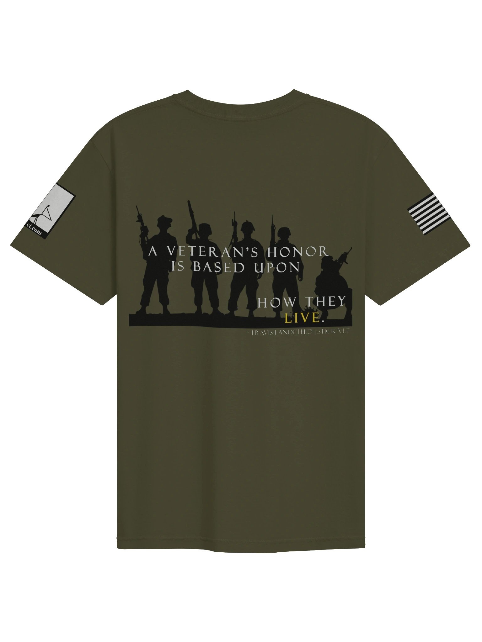 Warrior Honor Veteran Honor TShirt product image (4)