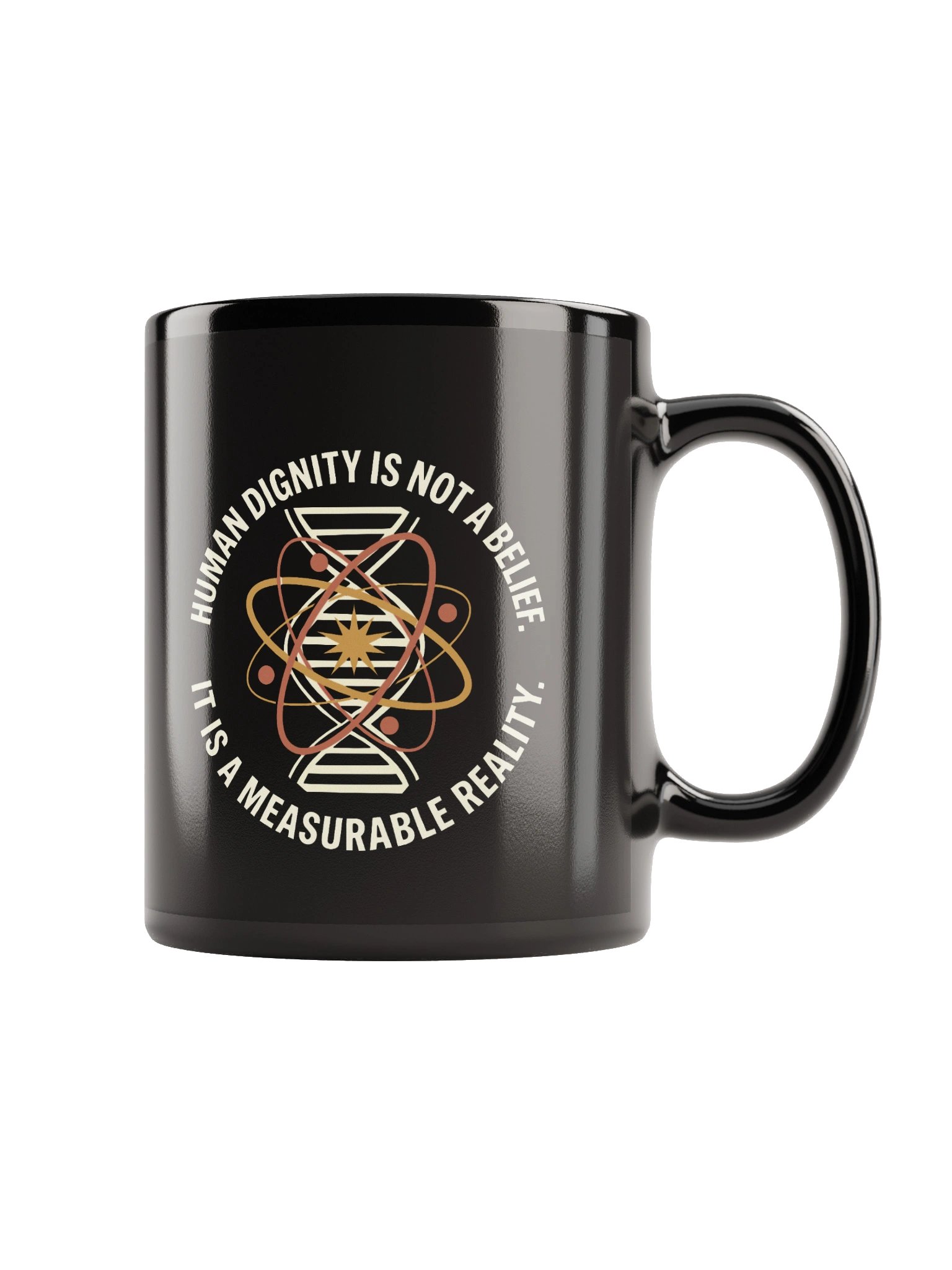 Human Dignity Black Mug product image (2)