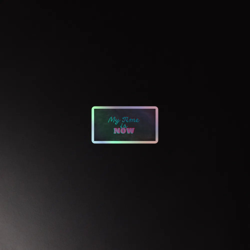 Now or Never Holographic Sticker Sheet product image (4)