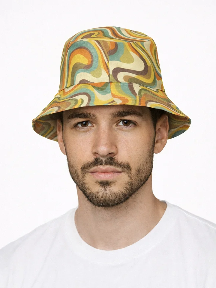 Psychedelic Waves Reversible Bucket Hat product image (1)