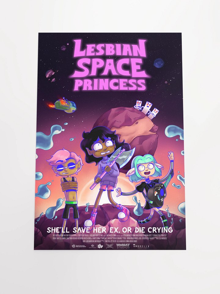 Lesbian Space Princess Not-Not-Official Poster product image (1)