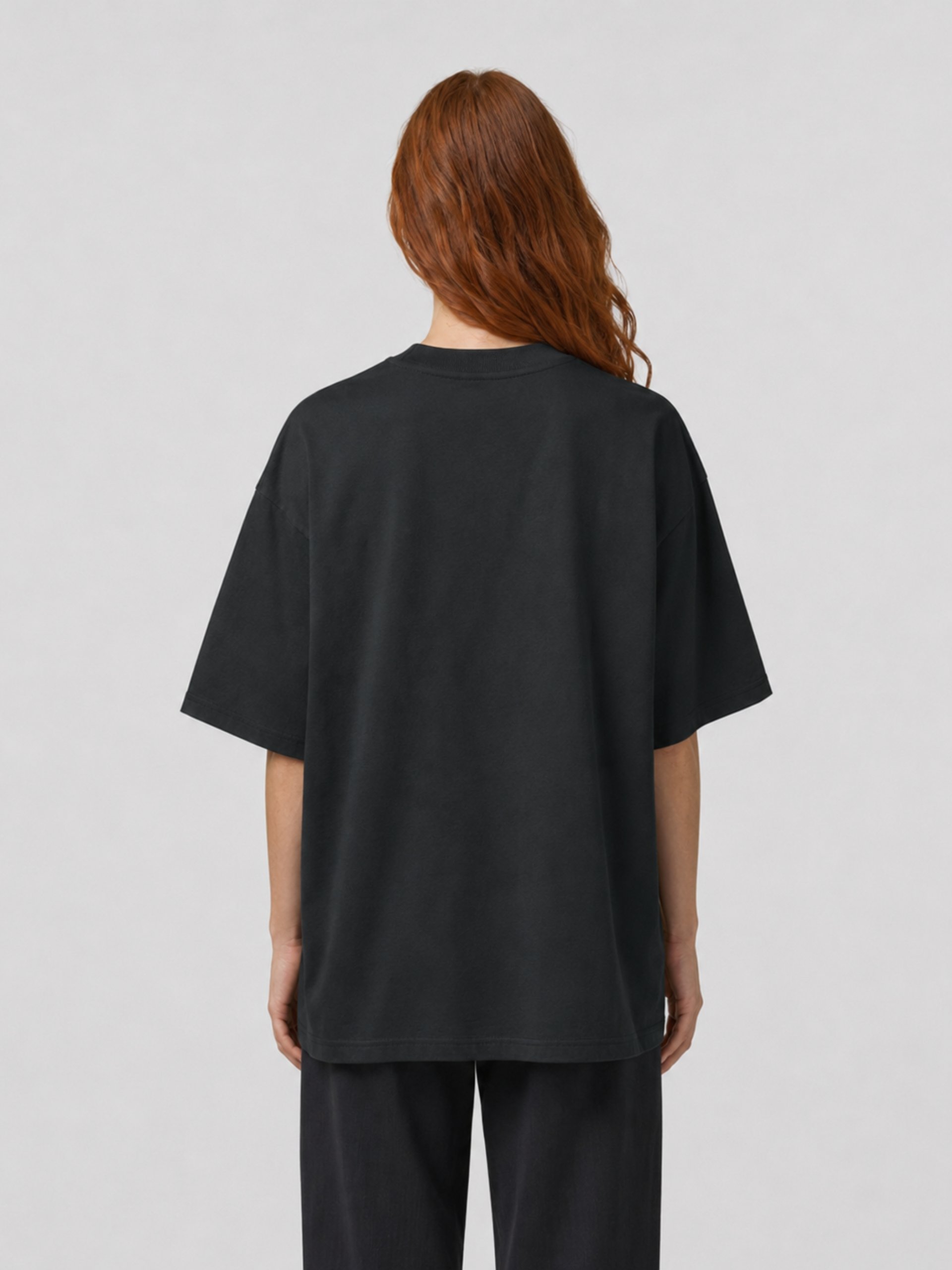 T-Shirt Unisex Oversize Coton Bio Poids Lourd - HOLDING IT TOGETHER product image (4)