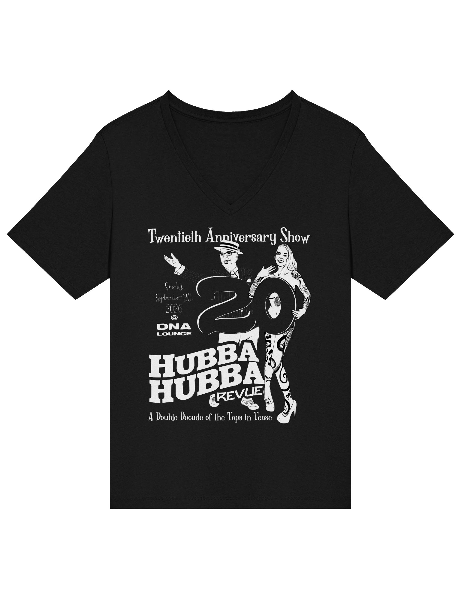 Hubba 20th Anniversay V-Neck product image (1)