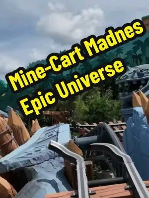 The CRAZIEST ride at Epic Universe ?? #MineCartMadness #EpicUniverse #SuperNintendoWorld #DonkeyKongCountry #universalorlando 