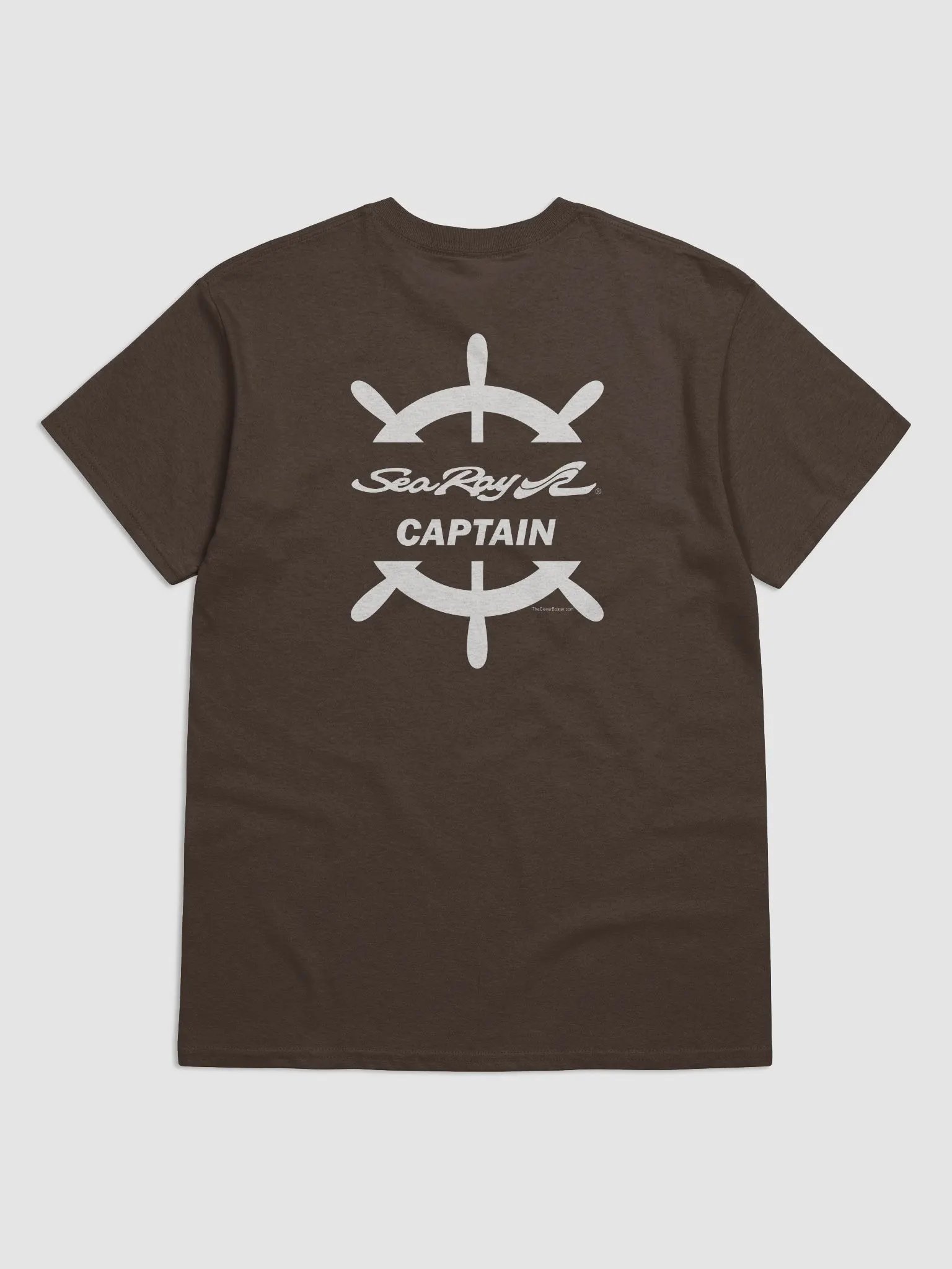 SeaRay Captain - T-Shirt - Dark Shirt w/White Logo product image (4)