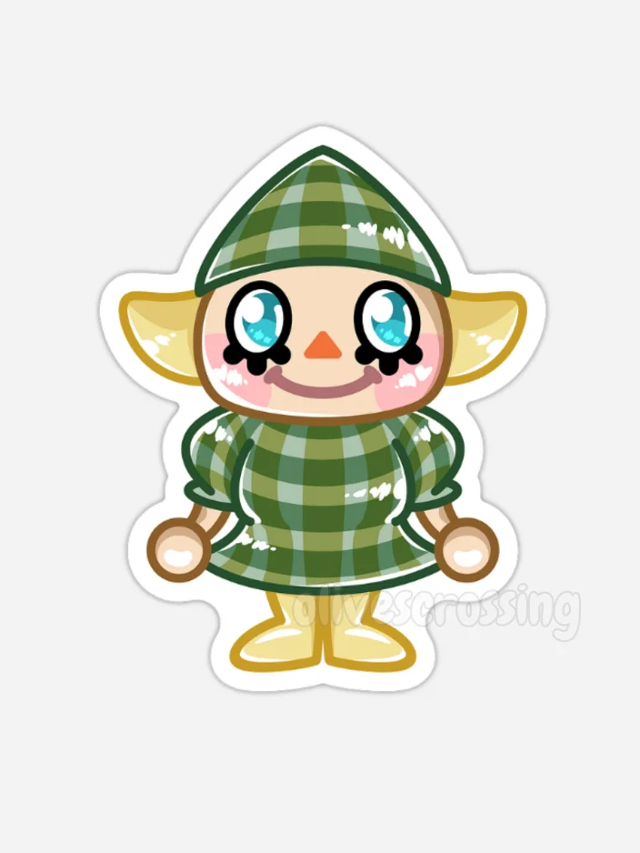 OlivesCrossing Animal Crossing GameCube Sticker (3") product image (1)